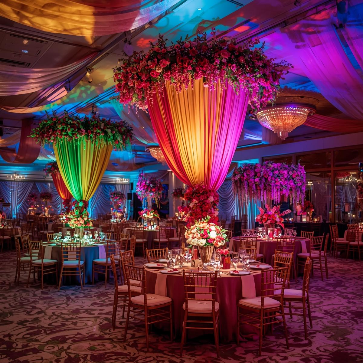 Premium decor rental backdrop